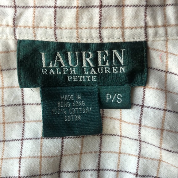 Lauren Ralph Lauren Petite Button-down Shirt - Picture 5 of 5